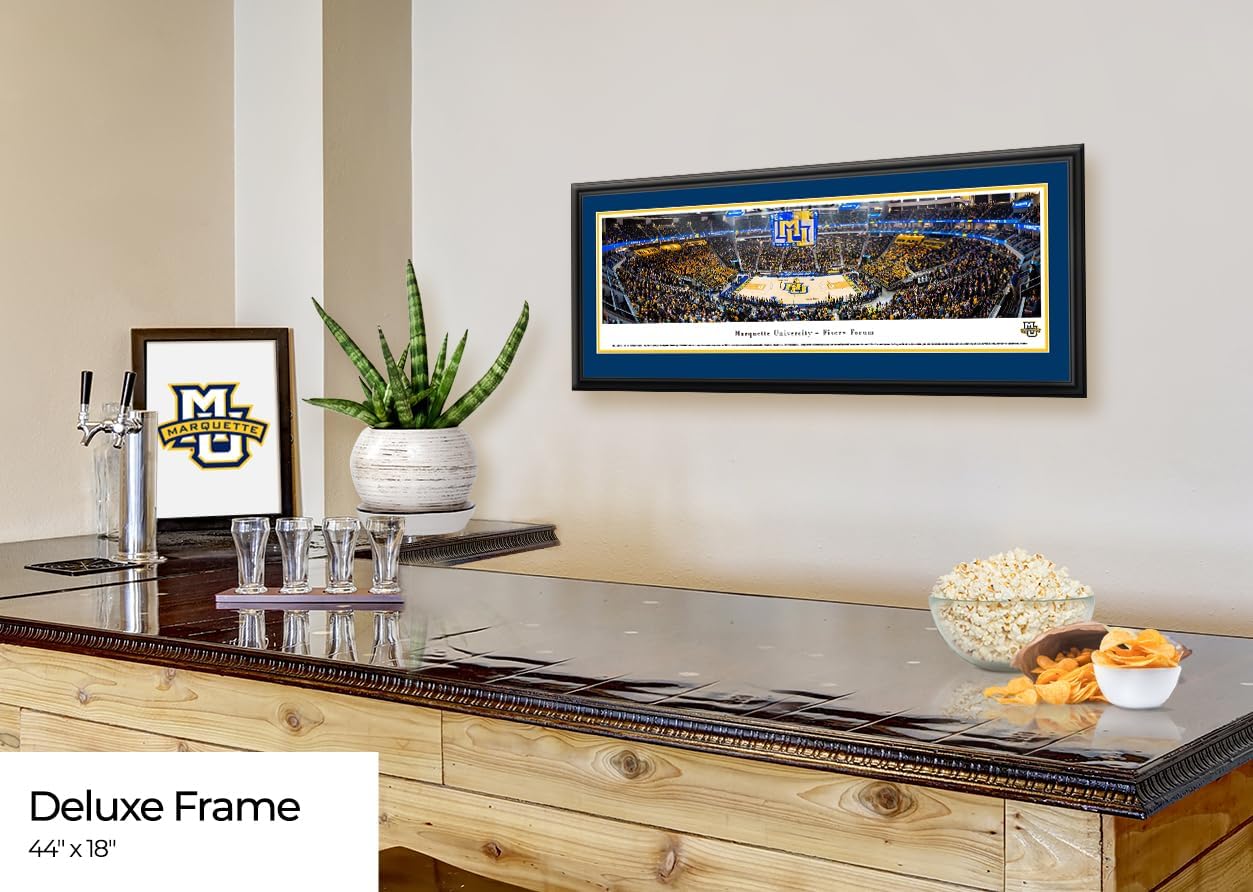 Marquette Basketball - 1st Game at Fiserv Forum - College Posters, Framed Pictures and Wall Decor by Blakeway Panoramas