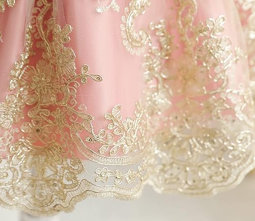 Miniatura 6 de TTYAOVO Vestido de flores para bebé, cumpleaños, princesa, fiesta, trajes de encaje