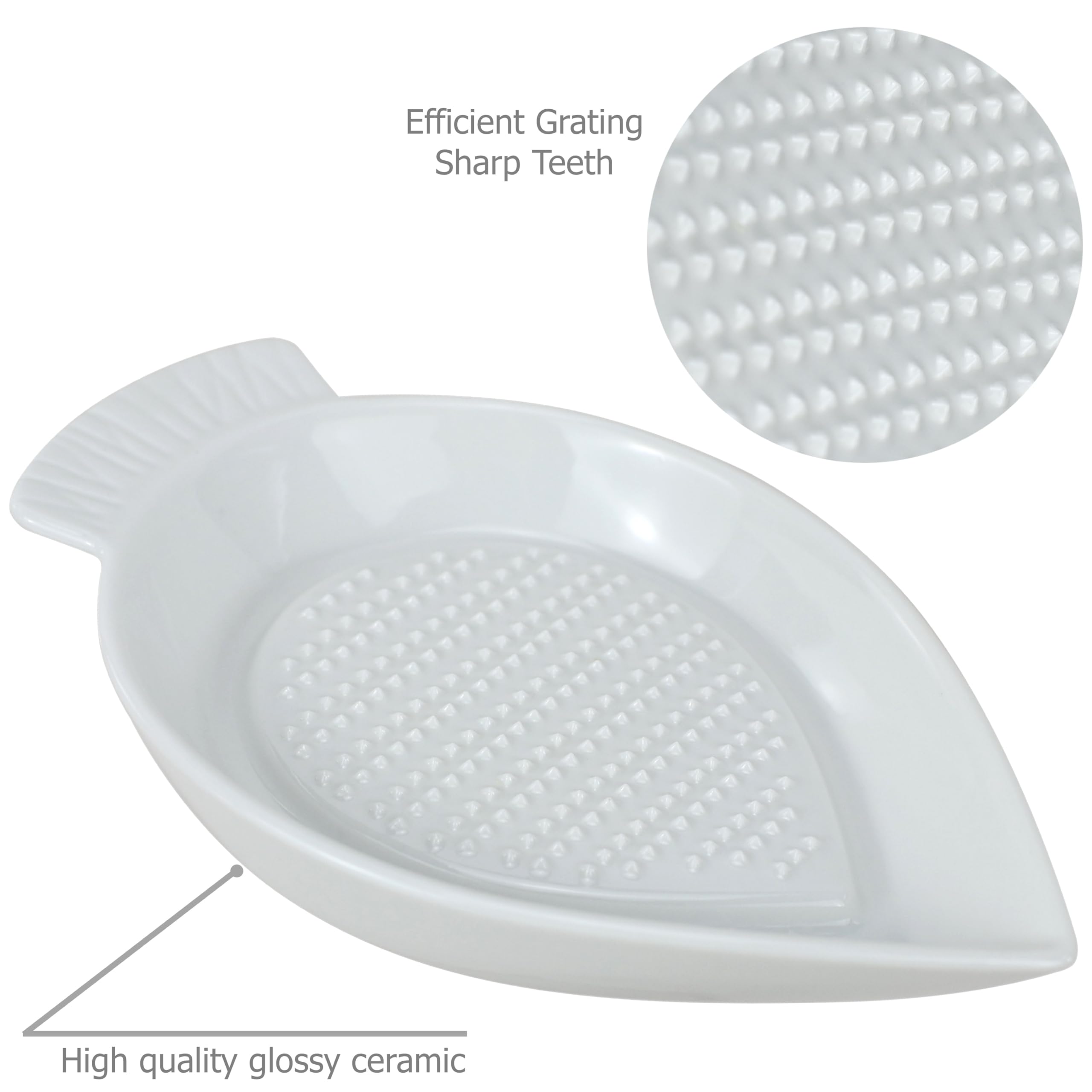 Amazon.com: EIKS Ceramic Grater Plate for Grinding Wasabi Ginger