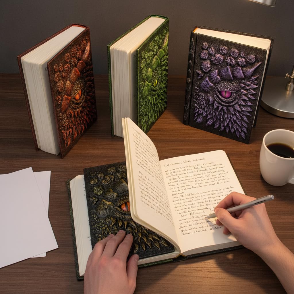 Quaderno con Drago, Notebook 3D, 6 cm