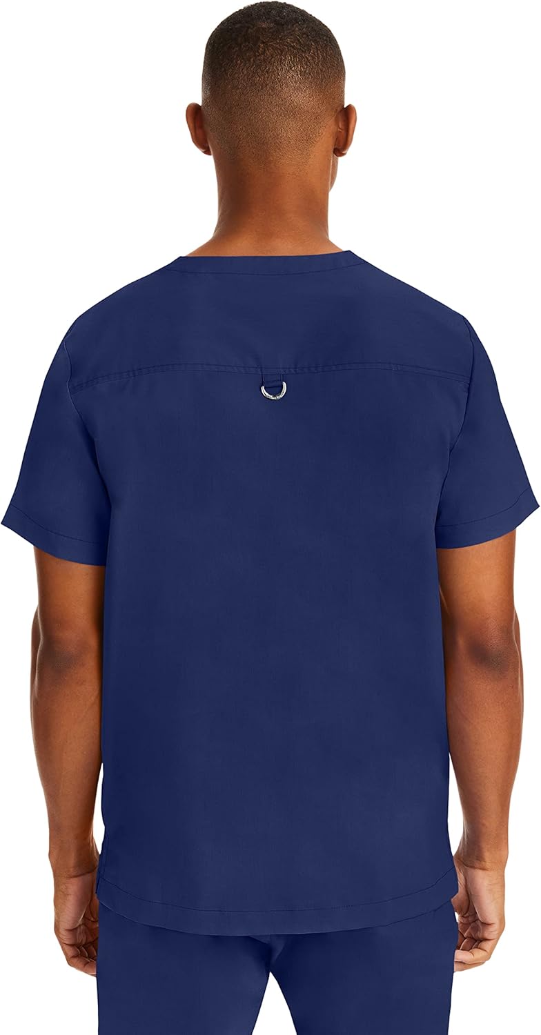 Healing Hands Scrubs for Men Modern Fit, Scrub Top Jake with 3 Patch Pockets, Side Vents and Stretchy Fabric 2331