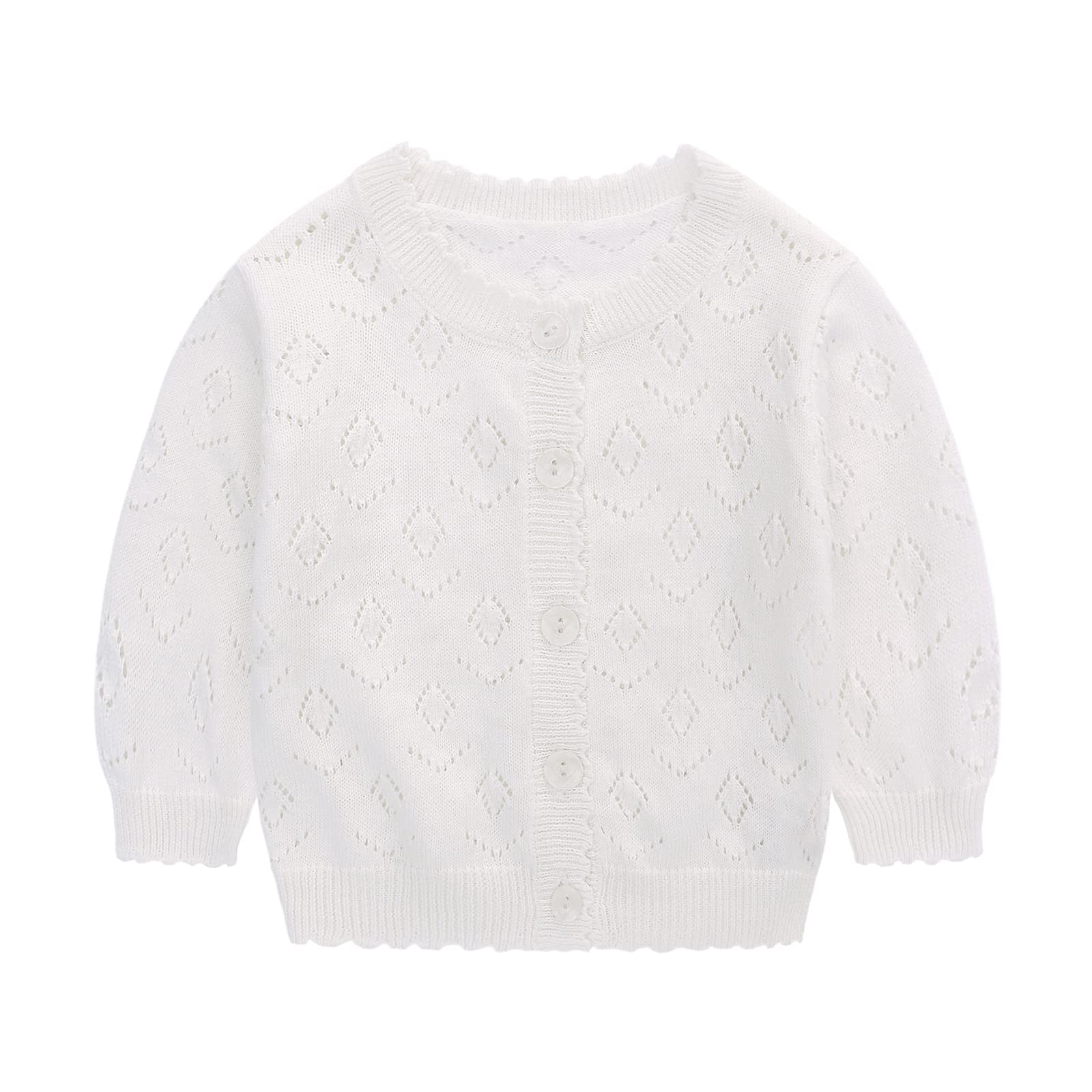 famuka bebé niña Ropa de Punto suéter Cardigan Chaqueta suéter Primavera el Verano otoñoropa de bebé