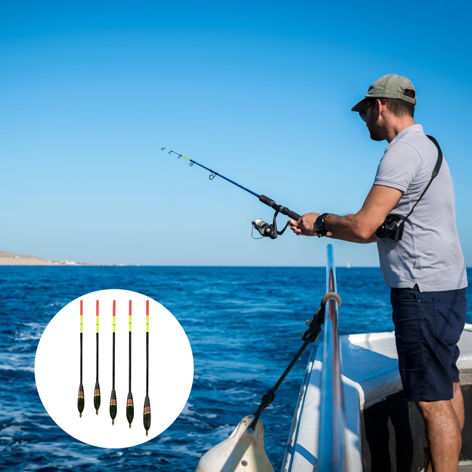 Waggler Set 5 Unidades 3.2g-5.5g - Flotadores de Pesca para Diversas Situaciones