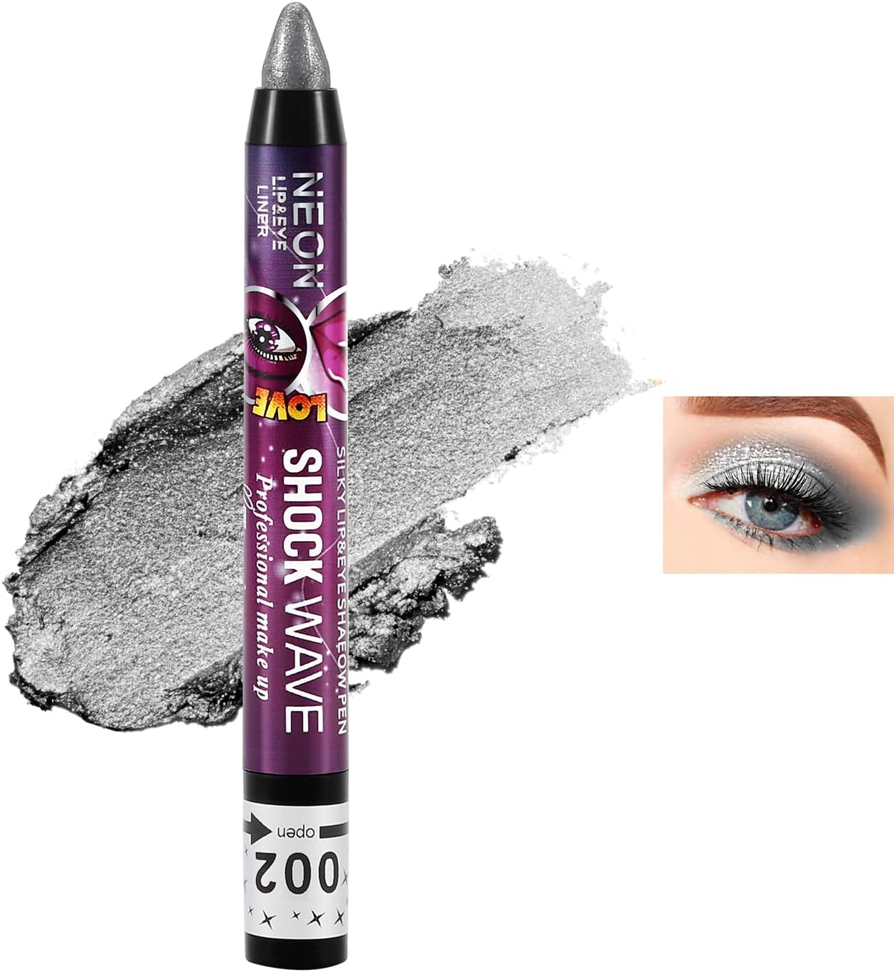Boobeen Shimmer Eyeshadow Stick, Cream Eye Shadow Pencil