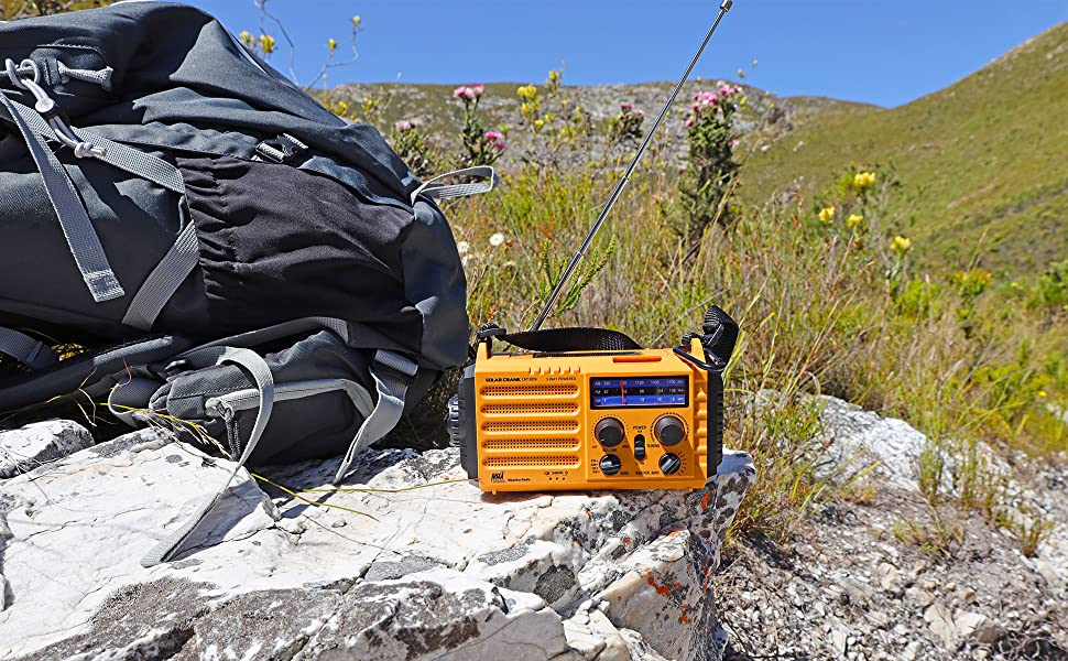 NEEJU Emergency Weather Radio, 5000mAh Power Bank USB Charger For - View #9