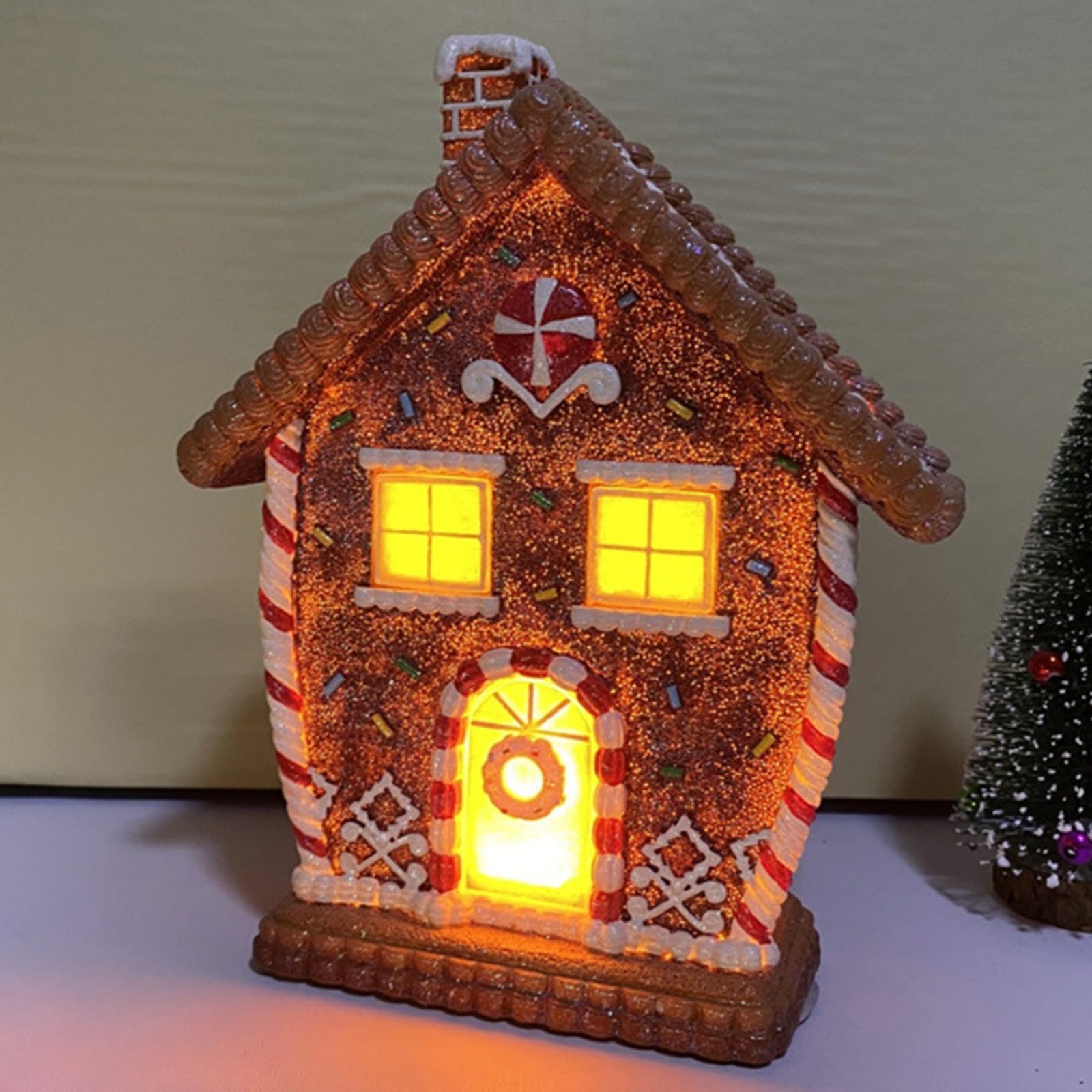 Accento da tavolo in resina per decorazioni natalizie