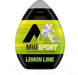 MiO Sport Lemon Lime Naturally Flavored Liquid Water Enhancer with Electrolytes & B Vitamins, 1.62 fl oz Bottle