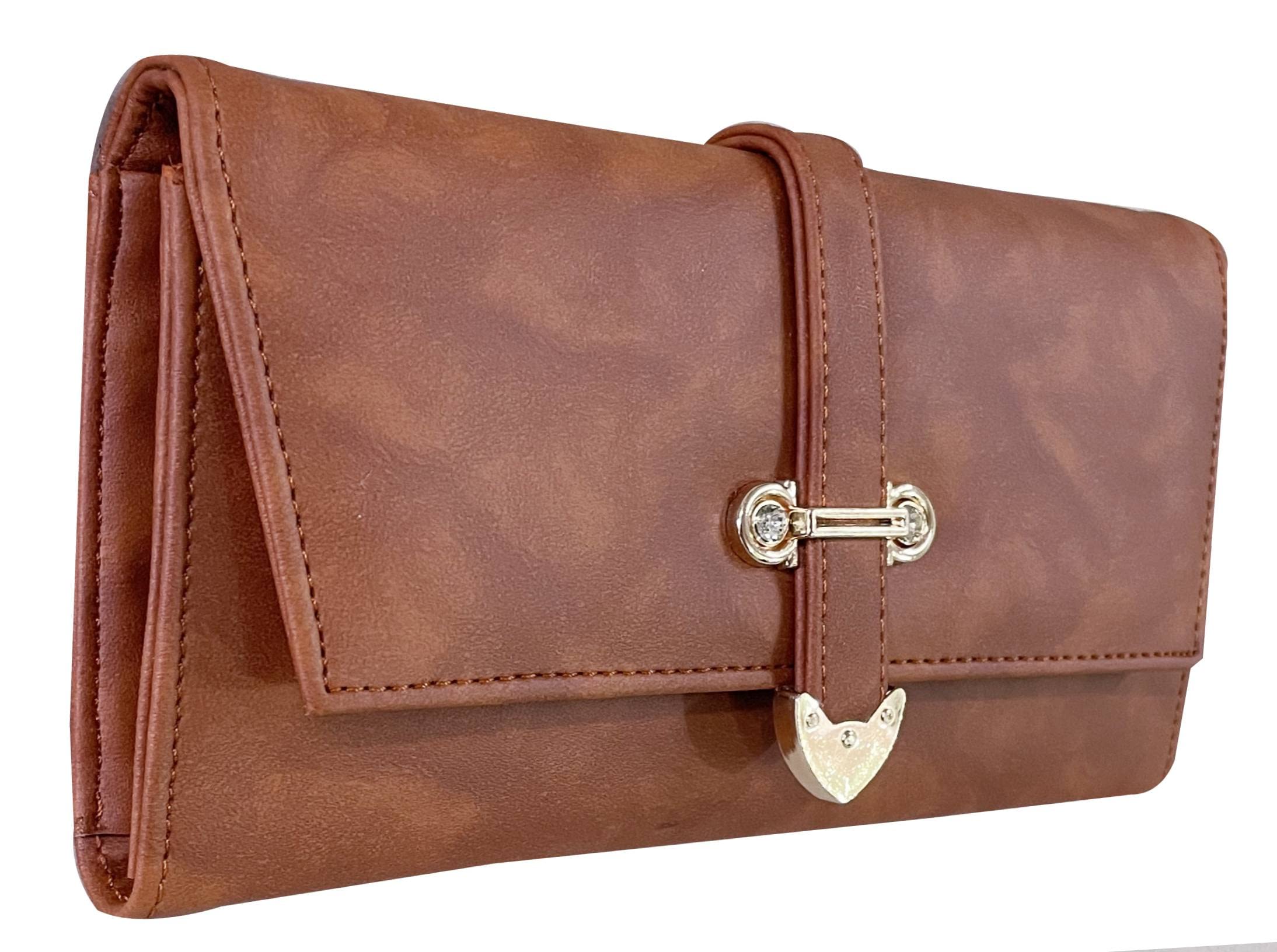 NicoberryTan Polyurethane Women's Wallet (CLW20)