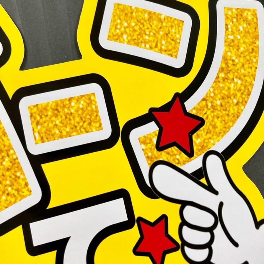 Amazon.co.jp: ファンサうちわ文字 バーンして（撃って） 黄色