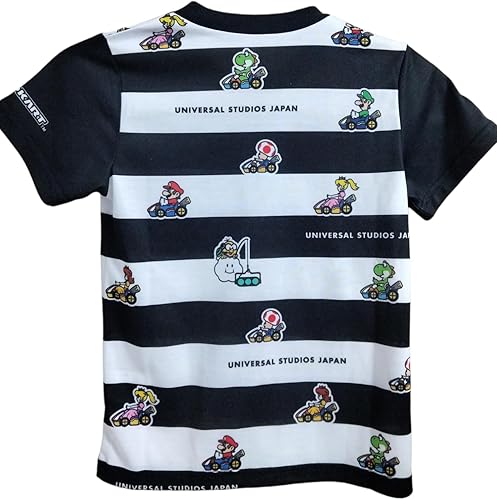 Amazon | USJ マリオ Tシャツ キッズ 総柄 110.130.150 (JP
