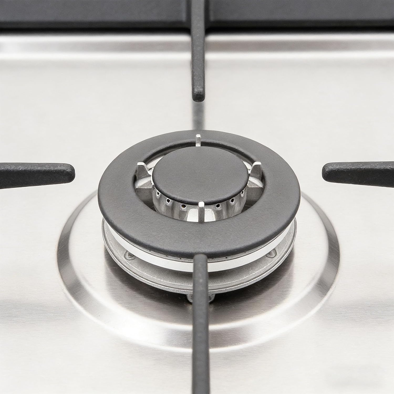 Cooktops Burners Head Set with Divider and Base Efficient Combustion Metal Construction Stable Design for Home Kitchens Multifunctional Adapter