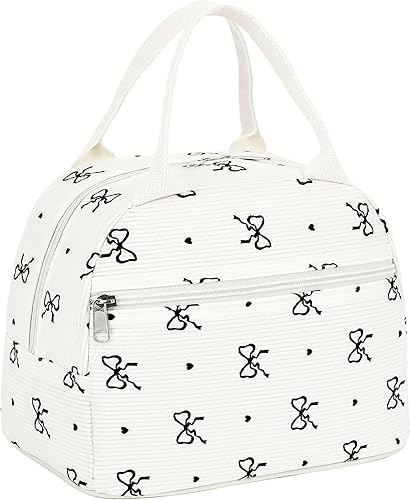 Miniatura 18 de Bolsa de almuerzo para mujeres, caja de almuerzo para hombres adultos, lonchera pequeña y bonita tipo tote de gran capacidad, contenedor de almuerzo