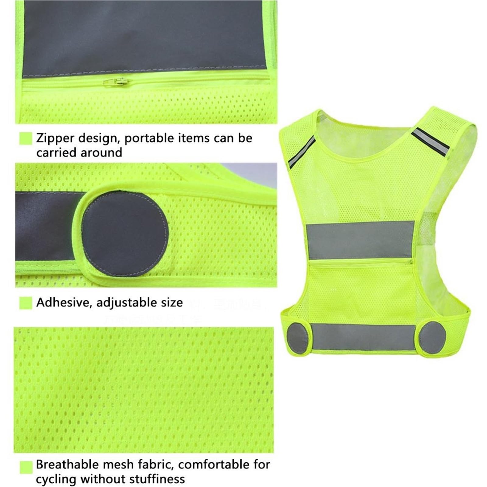 Gilet riflettente ad alta visibilità