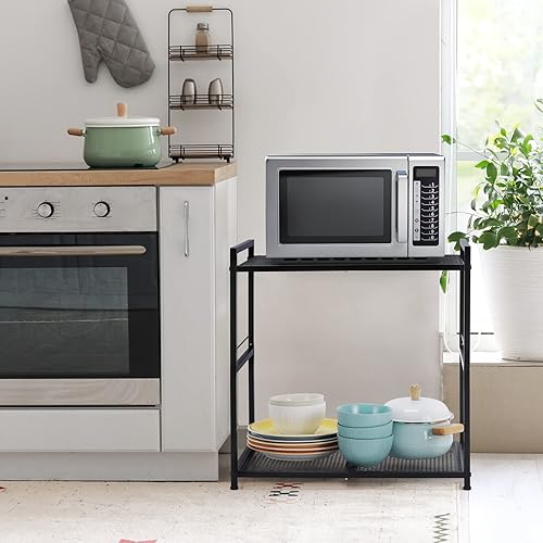 Miniatura 7 de Soporte de torre para computadora, soporte de torre de PC, carrito rodante de metal con capacidad para hasta 40 libras, soporte de impresora móvil