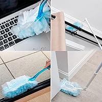 Vista 6 de 30 piezas de repuesto desechables para plumero, cabezal de repuesto desechable para el hogar para limpiar muebles de automóvil de oficina en casa