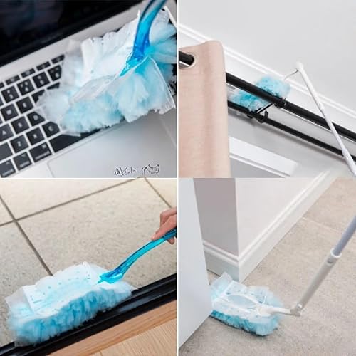 Miniatura 6 de 30 piezas de repuesto desechables para plumero, cabezal de repuesto desechable para el hogar para limpiar muebles de automóvil de oficina en casa