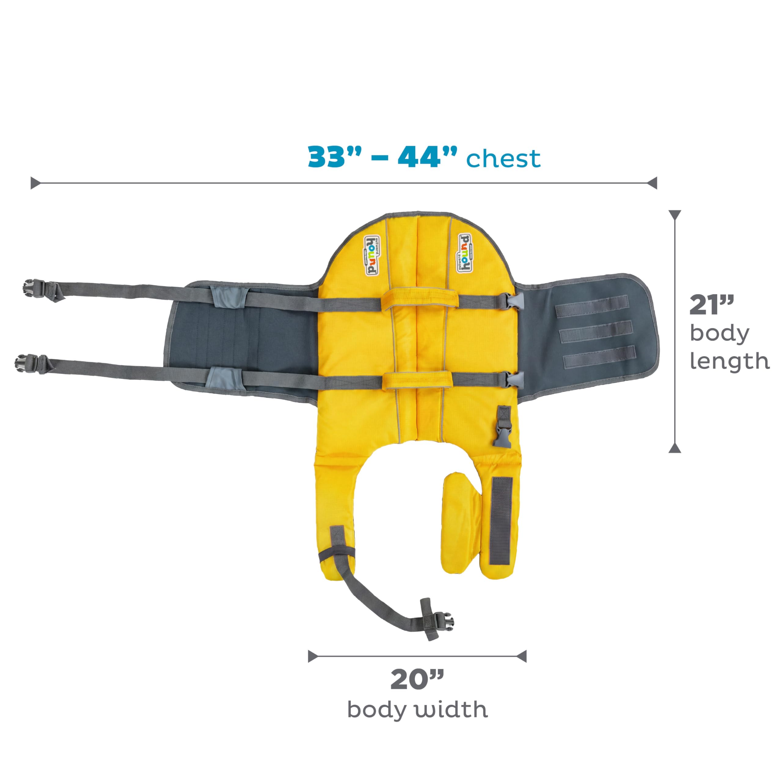 Outward Hound Granby Splash Gilet de Sauvetage pour Chien Jaune Taille XL