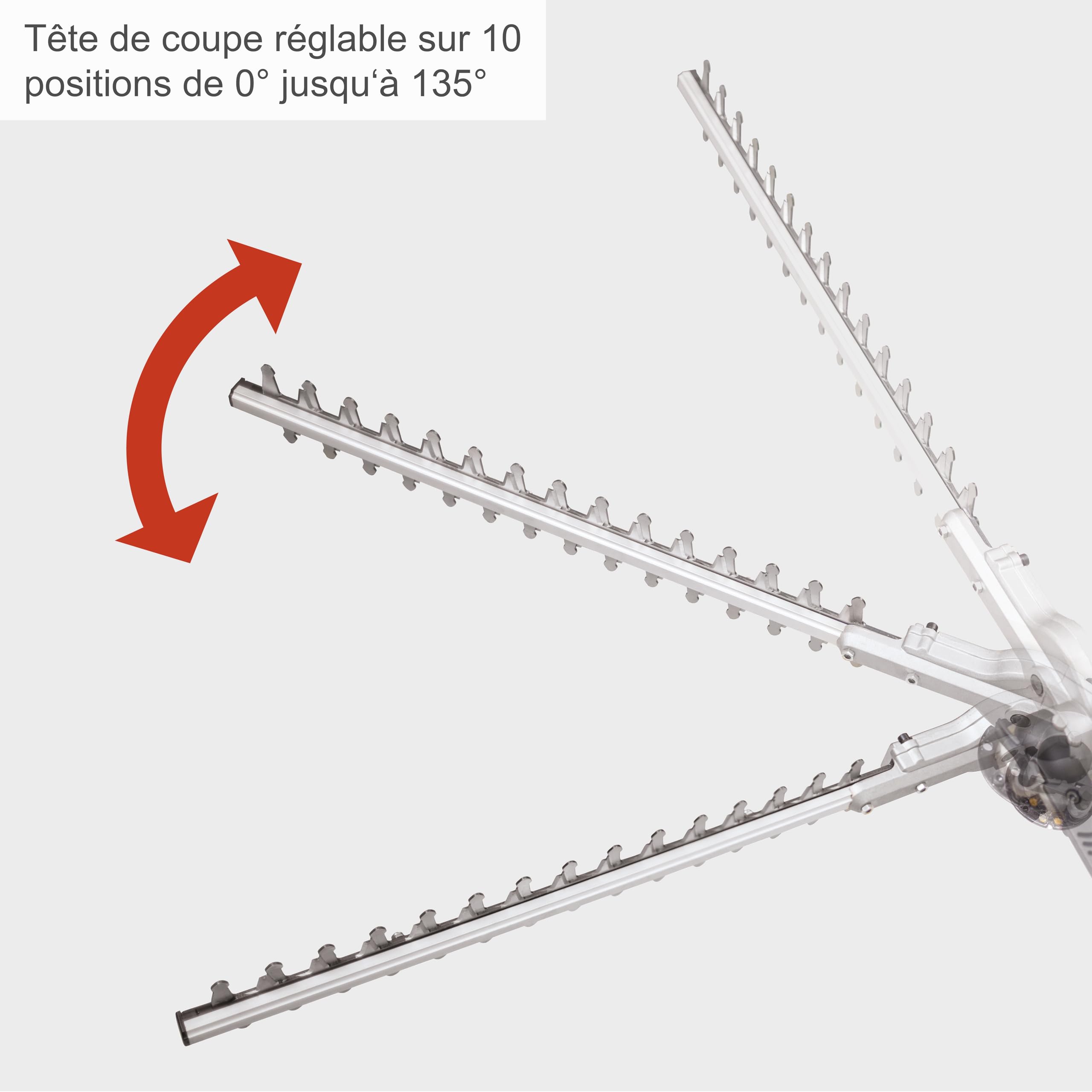 Scheppach Taille-Haies électrique ETHT1000-1000W - Longueur Coupe 41cm