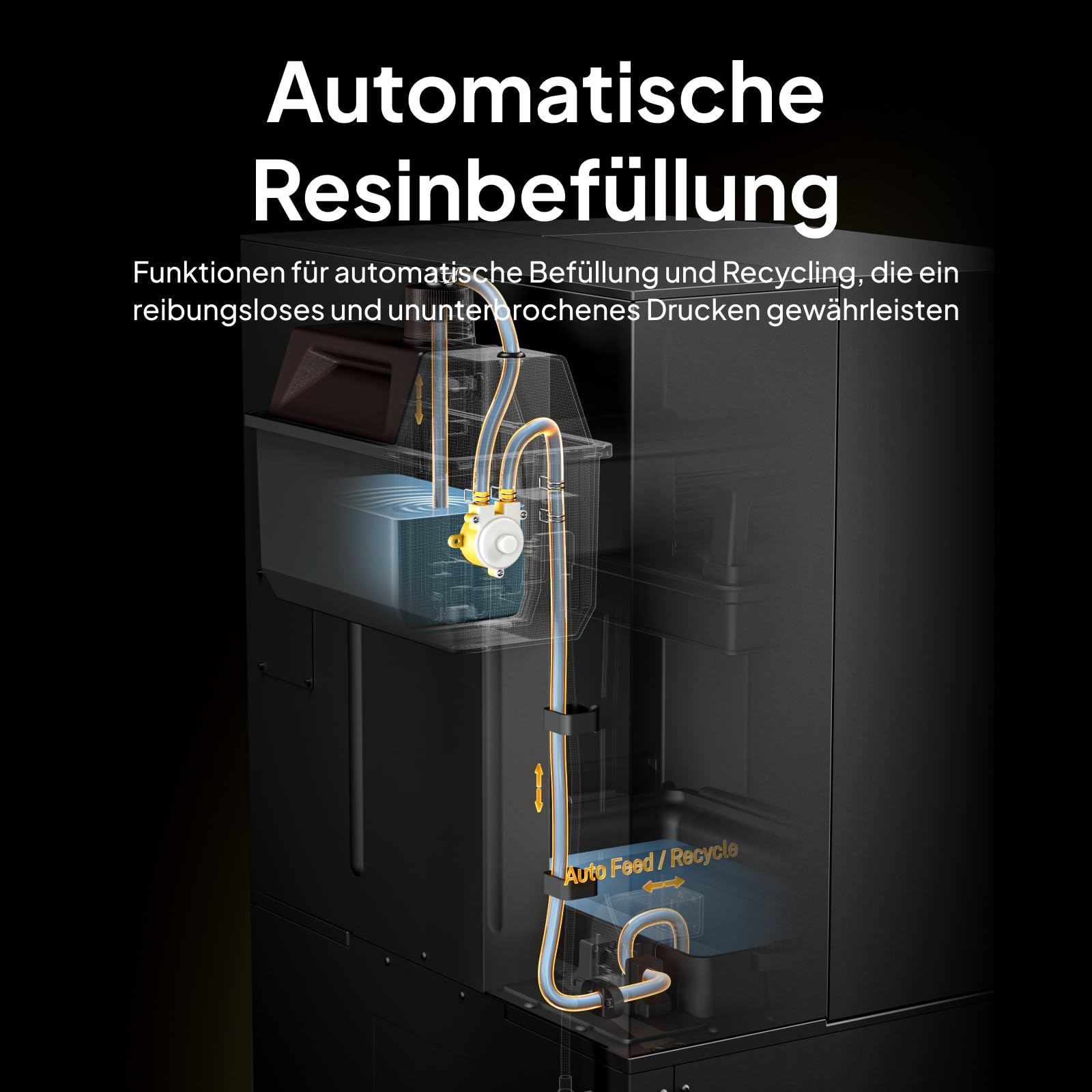 ELEGOO Jupiter 2 MSLA Resin 3D Drucker 16K, Bauraum 302,4 × 161,98 × 300 mm | Automatische Nivellierung, Smart Tank-Heizung, Automatische Harzzufuhr, Intelligenter Sensor, Wi-Fi Cluster