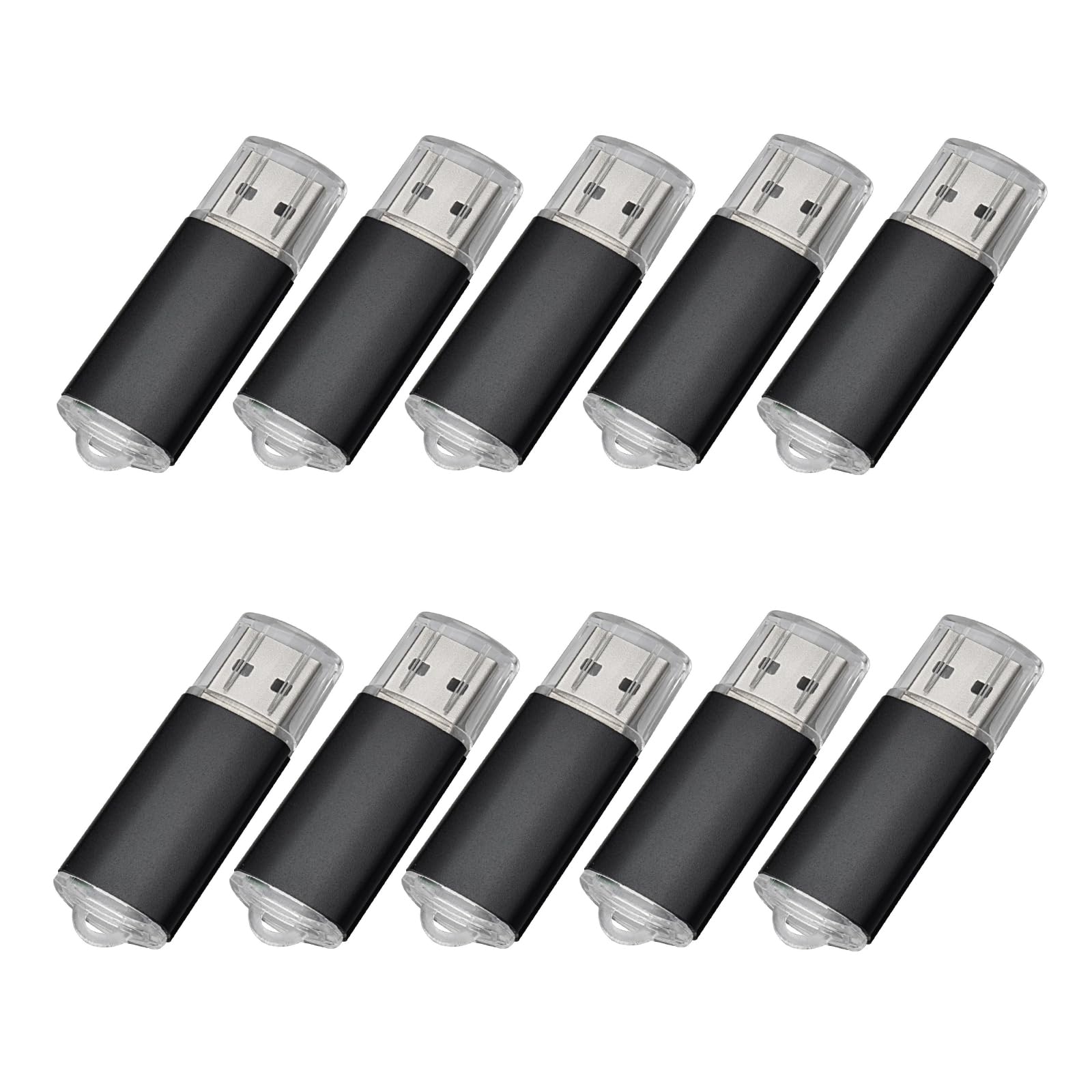Fenglangrong 10 Pack Flash Drive 2GB USB Sticks, USB 2.0 Thumb Drives Bulk Flash Drive Pack 2GB Pendrive USB Memory Stick Zip Drive USB Sticks 10 Pack Green — view 9