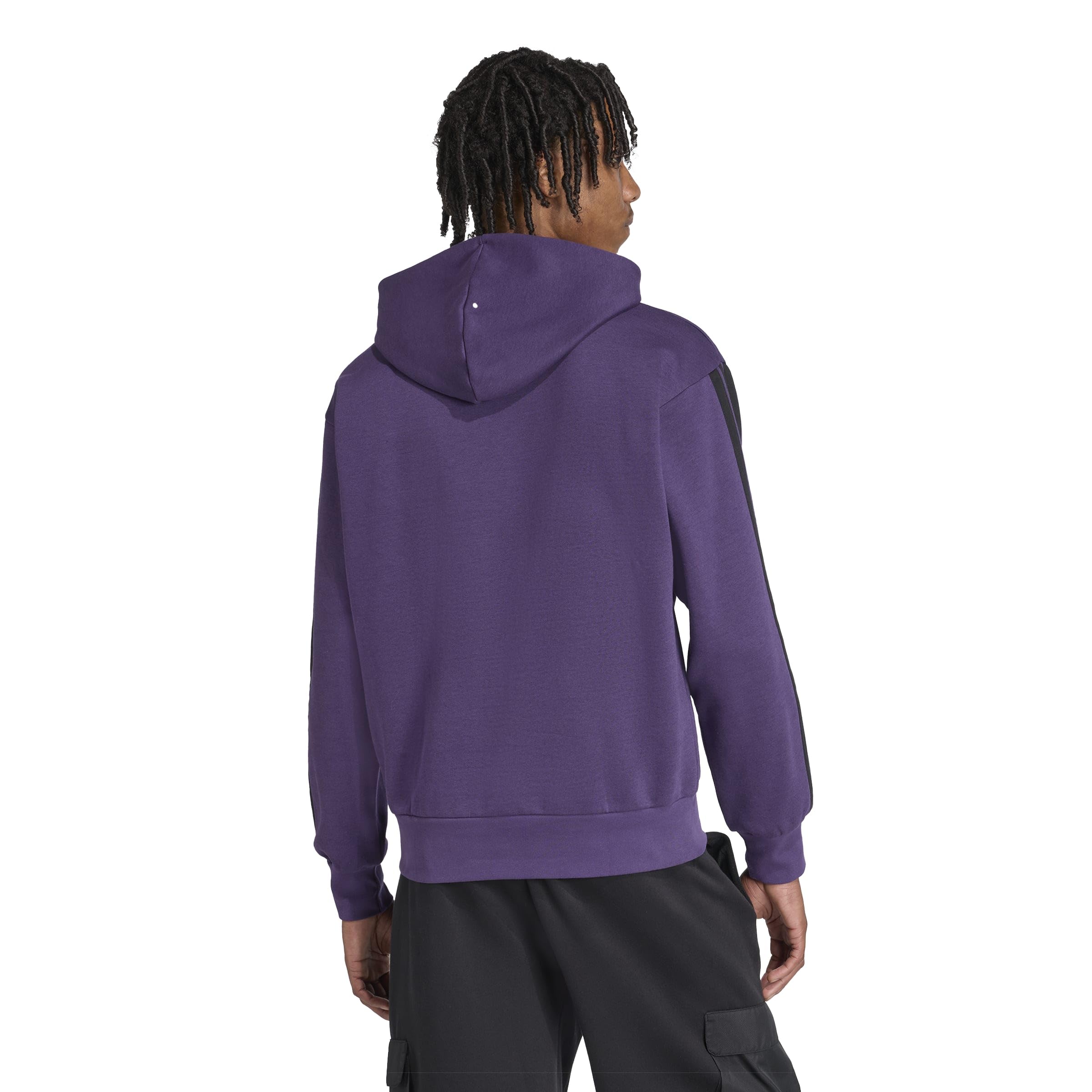 adidas Men's Sudadera con Capucha Essentials Fleece 3 Bandas