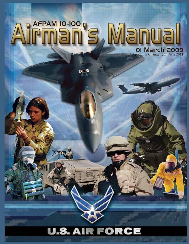 アメリカ　空軍　マニュアル　ポケット版　Air Force airman Airman's Manual: 01 March 2009 Incorporating Change 1, 24