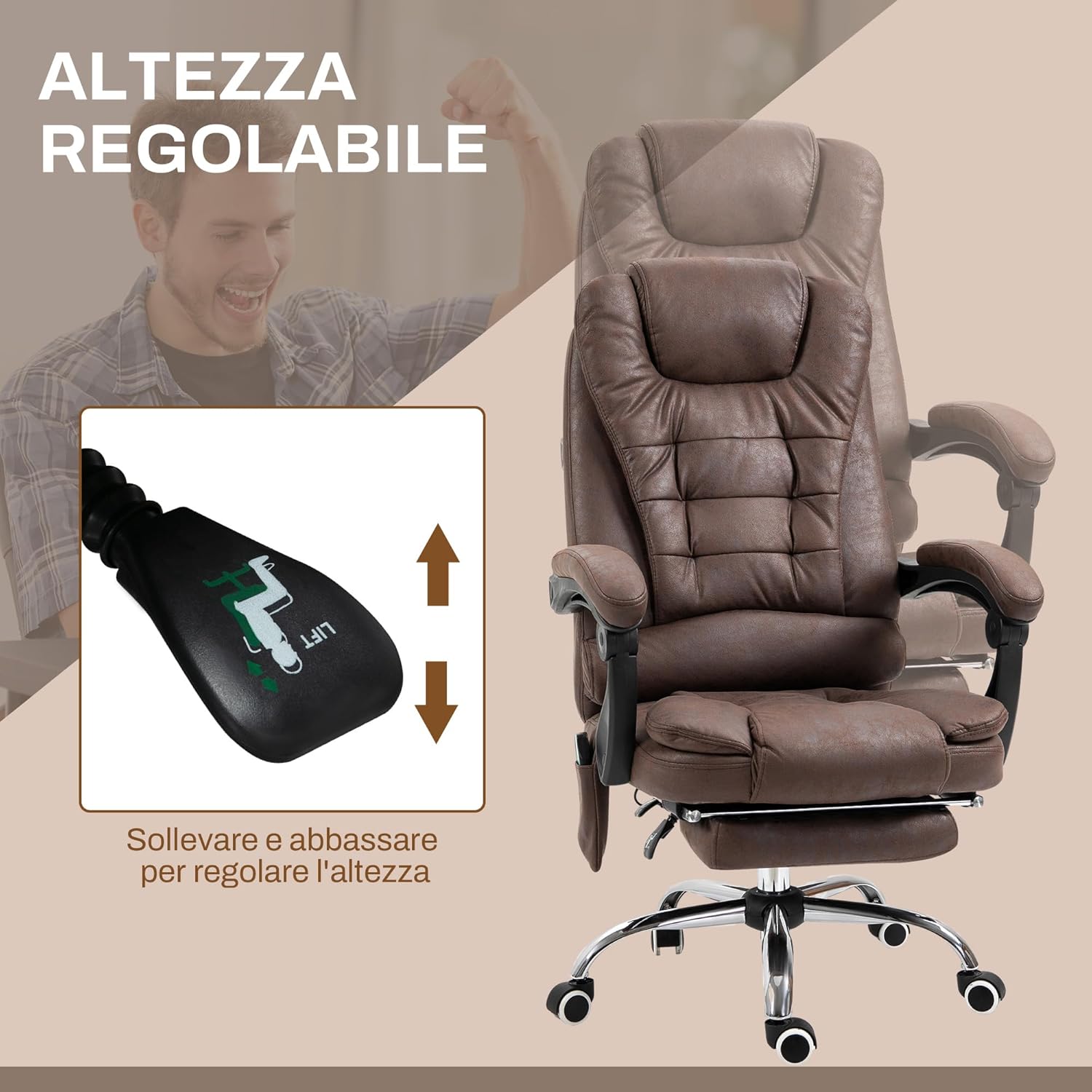 Massage points and remote control