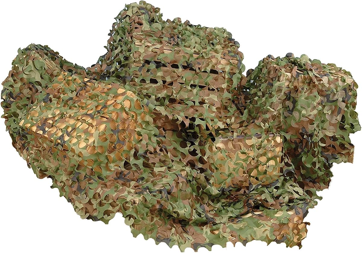 Forum Novelties Green Camouflage Netting, 6 x 8'