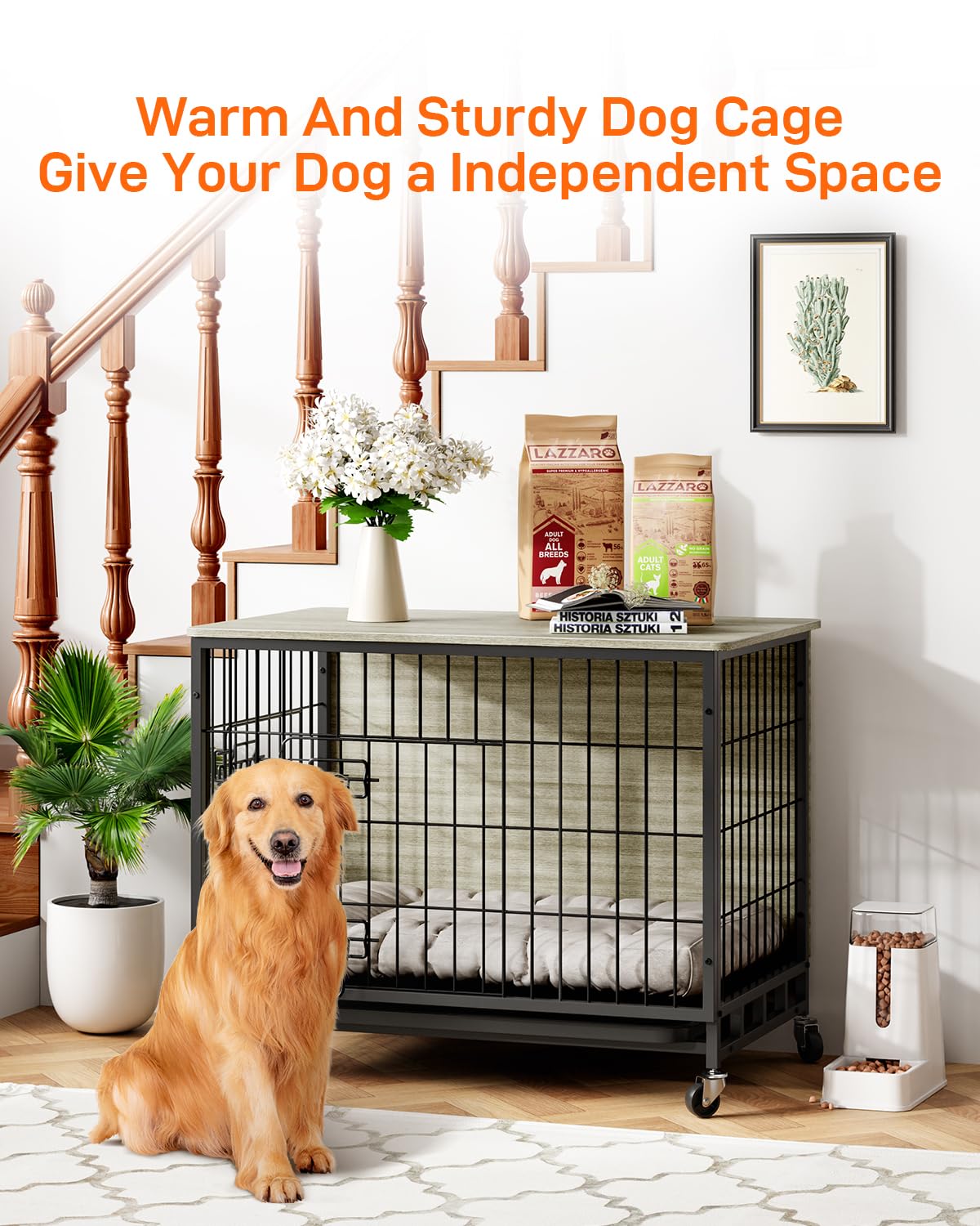 Snapklik.com : IDALHOUSE Dog Crate Furniture, 38.6