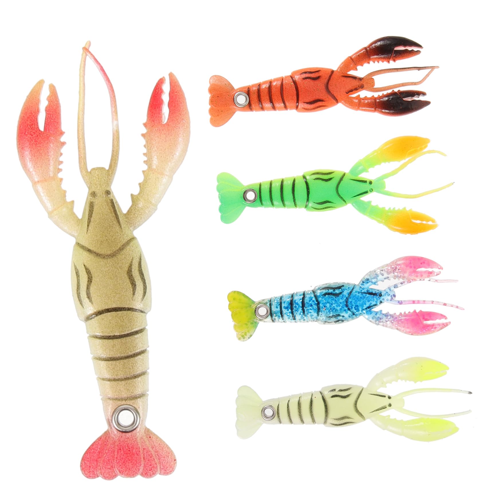 POPETPOP 25pièces Petits Leurres Artificiels Souple pour Appâts Réutilisables pour Eau Douce Et Plein Air