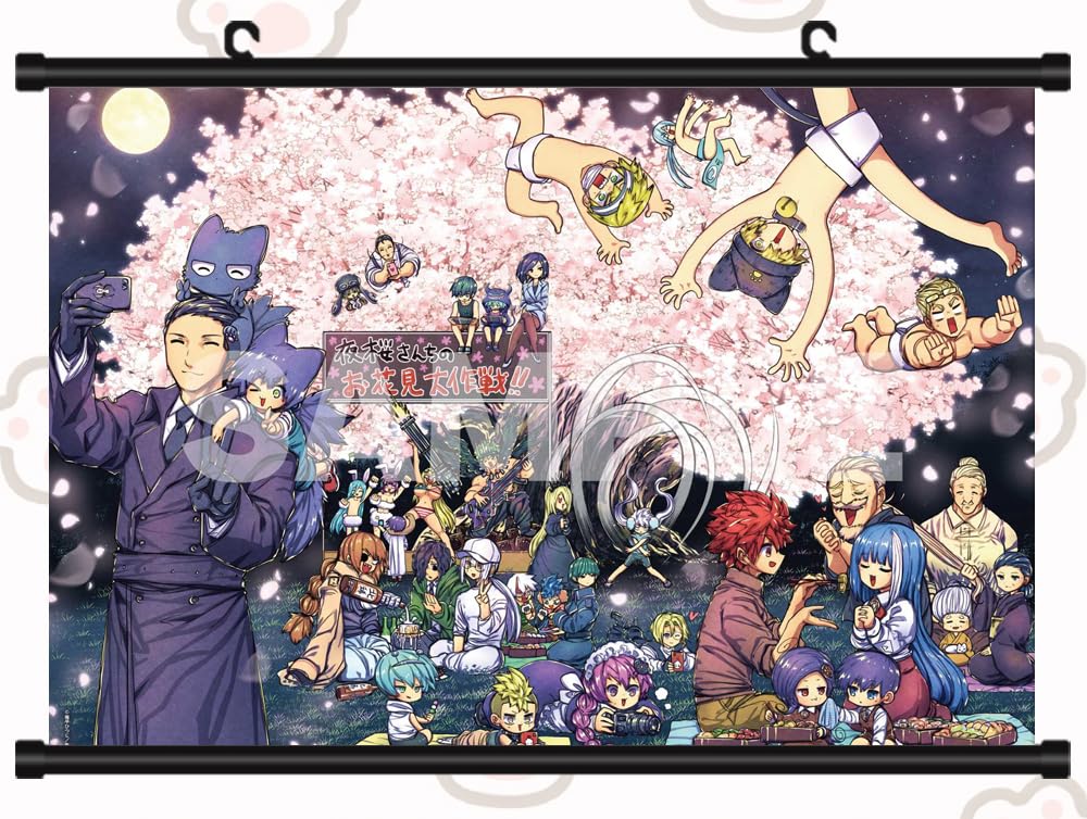 Amazon.co.jp: 夜桜さんちの大作戦 タペストリー 掛ける絵 朝野太陽