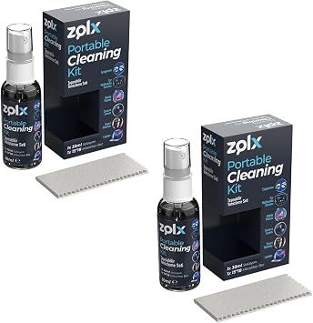 zolx 30ml Ta nabilir Temizleme Kiti  kili Set G zl k Telefon Tablet Ak ll  Saat K k Ekran Temizli i 15 * 18 Bez Hediyeli