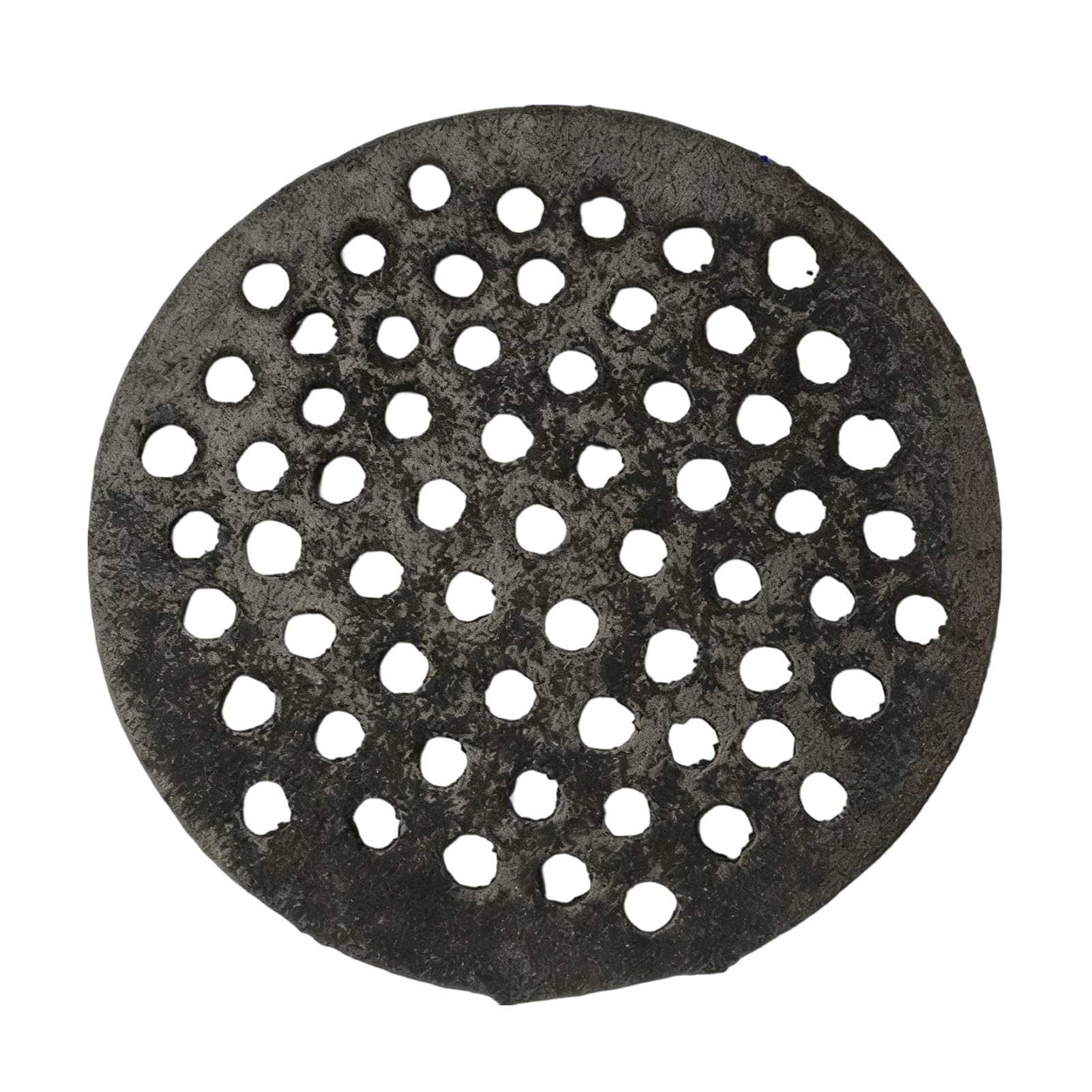 Basement Floor Drain Cover - 7-Inch Cast Iron Round Drainage Grate - Basement Floor Drainage Grate - for Driveway Pathway Bathroom Balcony Patio Outdoor