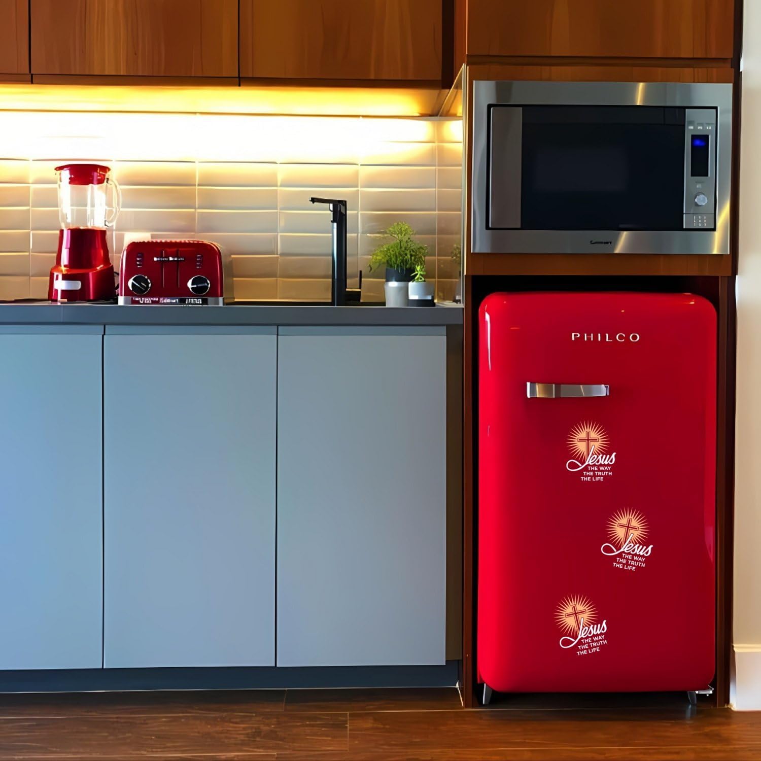 Car Accessories for Women Men, Jesus Car Decor - “The Way The Truth The Life” – Car Decal, Pink Christian Bumper Stickers, Aesthetic Religious Window Decal for Rearview Mirror, Laptop, Gifts for Her - Image 6