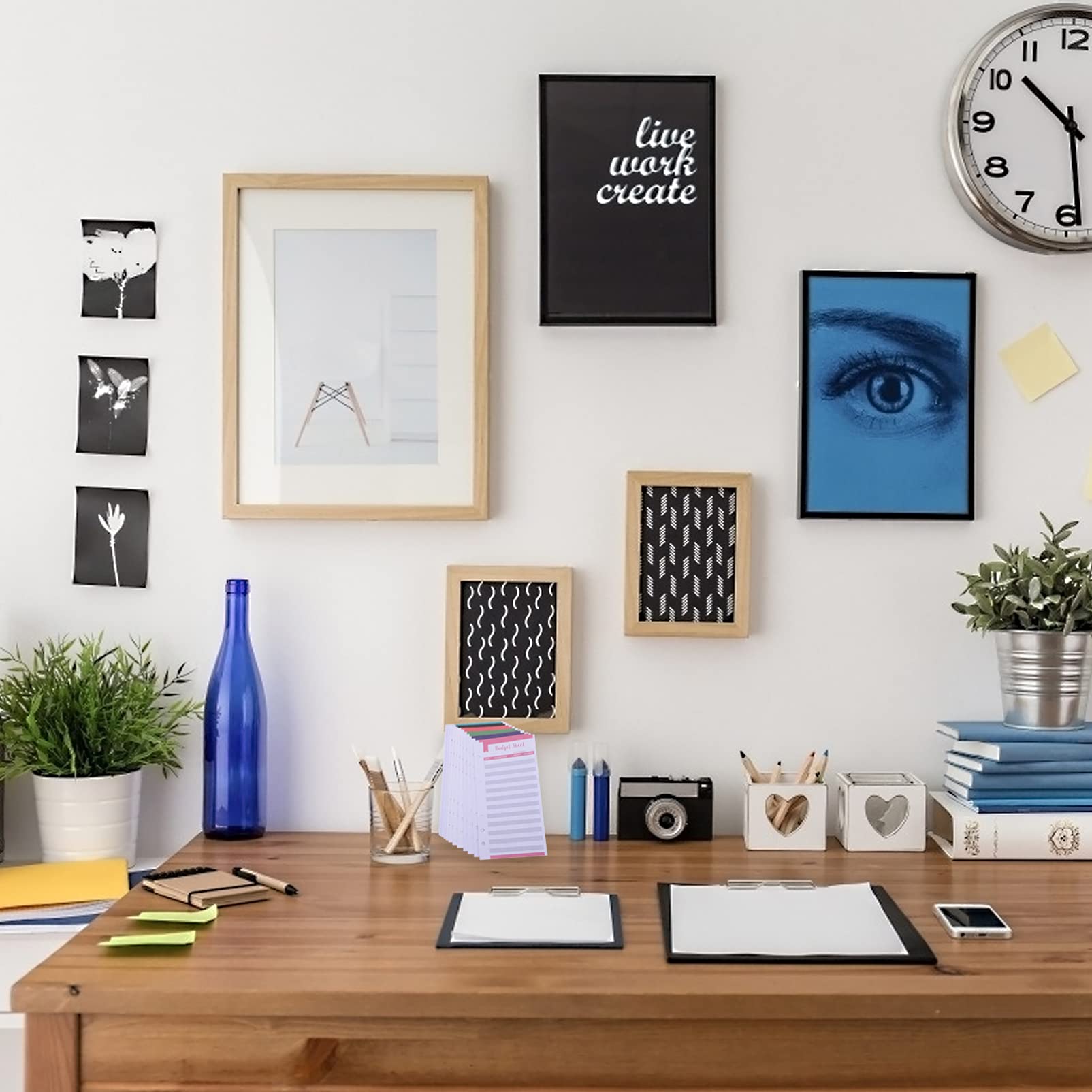 GANAZONO Lot De 20 Feuilles Budgétaires Avec Trous De Papier