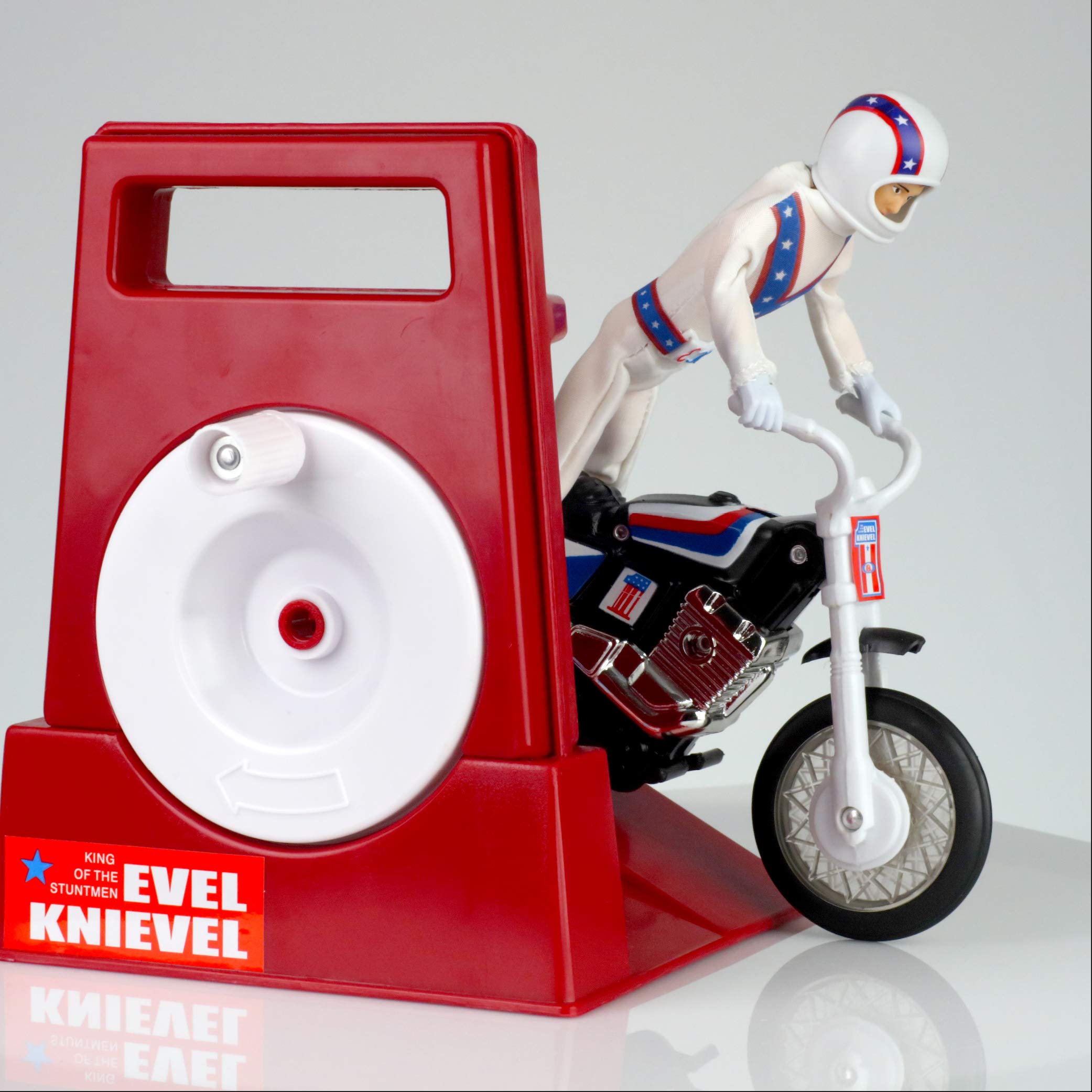 Evel Knievel Stunt Cycle The Amazing Wind Up and Go Action Toy