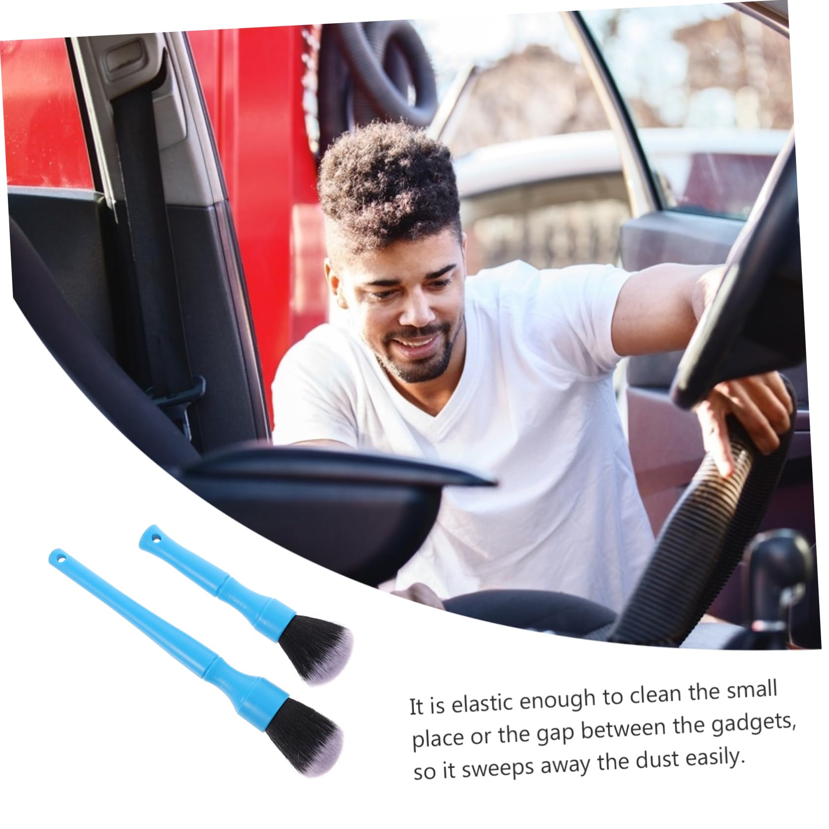 CALLARON 3er-Set Detaillierungsbürsten-Set Für Die Auto-Detailing-autoinnenreinigung Auto-reinigungswerkzeuge Bürsten-Set 2 Stück * 3