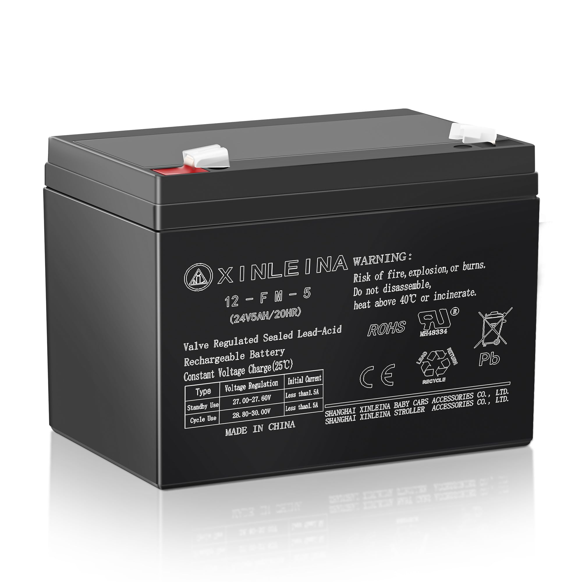 Amazon.com: ANPABO 24V 5Ah Sealed Lead Acid Rechargeable