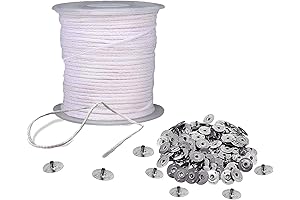 BEADNOVA Braided Candle Wick Base Set