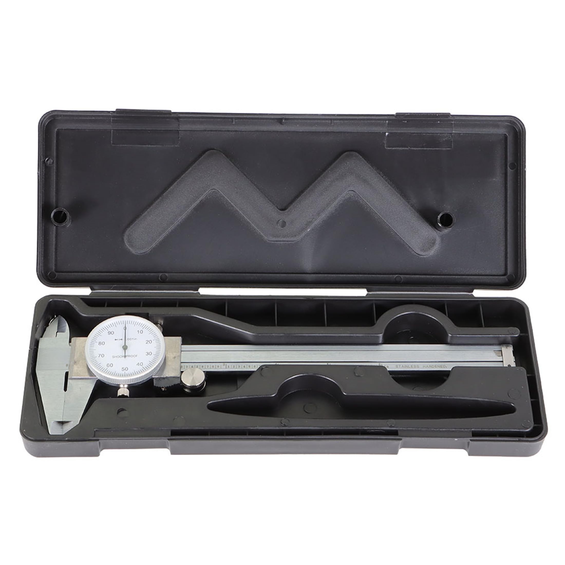 Thomletha 6 Inch Dial Calipers Micrometer Caliper 0.001 Inch Accuracy Dial Caliper Tool Fit for Measure Inside Outside Dimensions and Depth