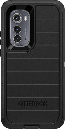 Miniatura 1 de OtterBox Motorola Edge (2022 - Only) - Funda de la serie Defender - Negro - Resistente y duradera - con protección de puerto - Solo funda -