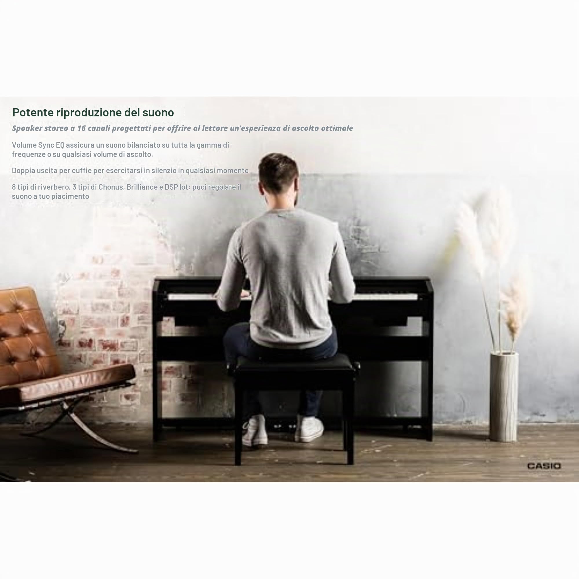Casio Privia PX770 Pianoforte digitale, Black