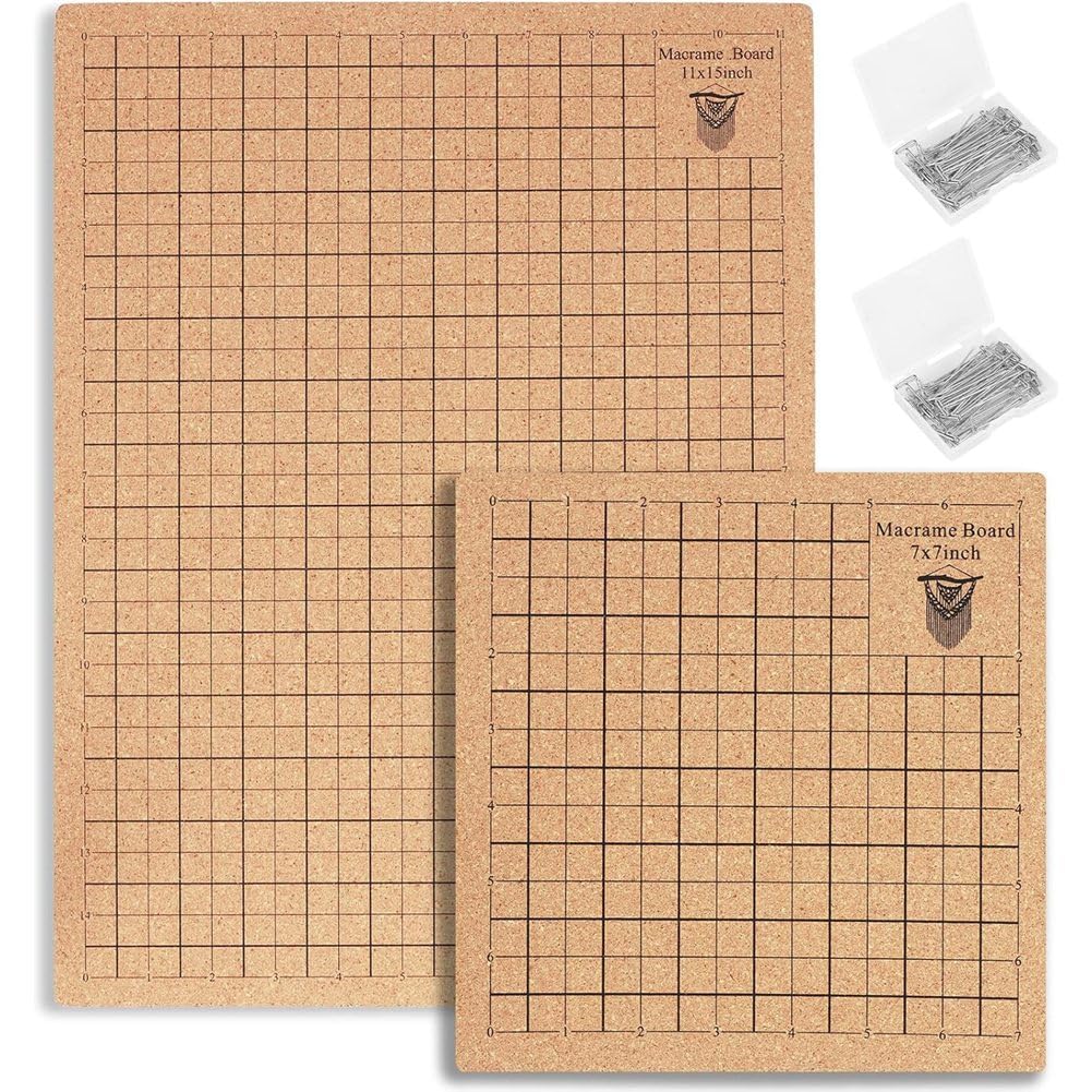 IJSDNVJNDX for Braiding& Cording for Macrame Board-Macrame Macramé Project Board for Braiding Bracelet Creation Macrame and Knotting Creations