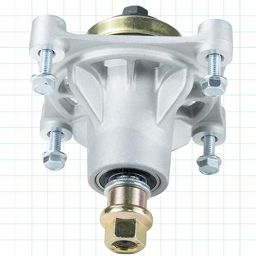 Miniatura 9 de Paquete de 3 husillos 604214 reemplazan a Hustler 604214 husillo para cortacéspedes Hustler, Hustler Raptor de 42 pulgadas, husillo Hustler Raptor