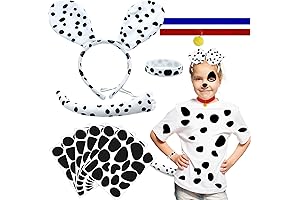 Dalmatian Costume Sets: Ears, Spots
