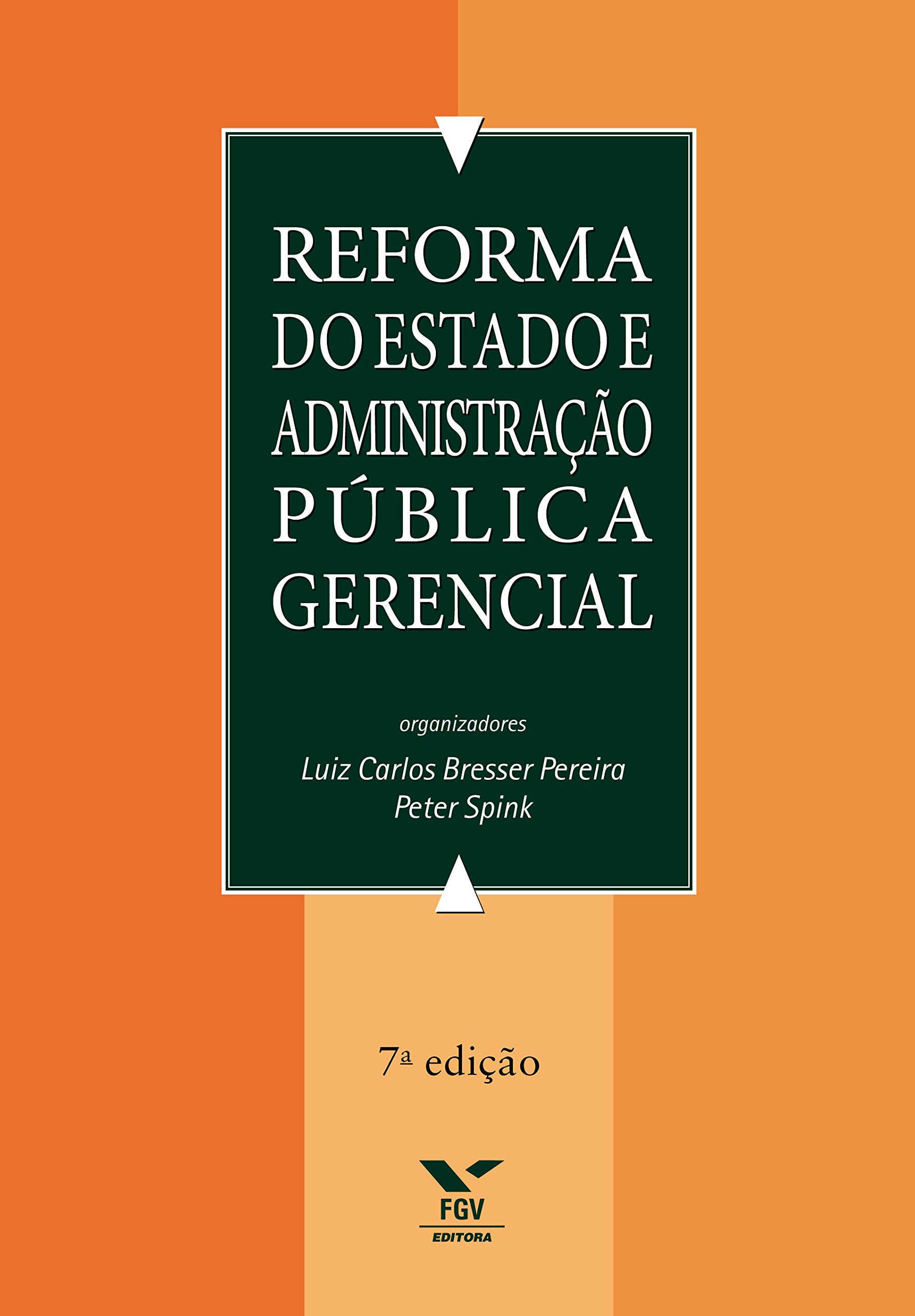 Capa de Reforma do Estado e administração publica gerencial