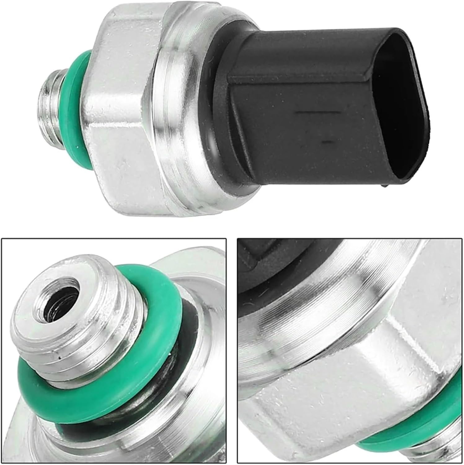 Car AC Pressure Switch Replacement, for 535D 2014 2015 2016, for 535I 2010 2011 2012-2016 Air Conditioner High Side Pressure Sensor Switch Suitable 64539323658