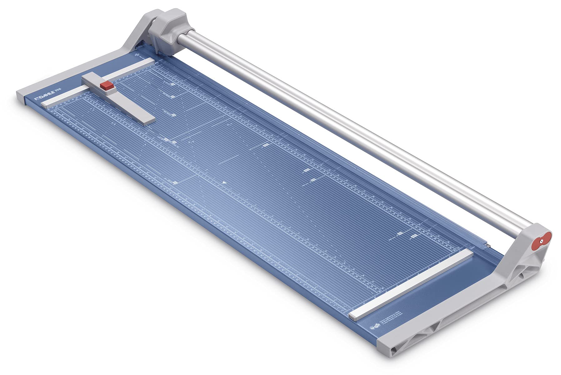 Dahle 556 Papierschneider (bis DIN A1, 10 Blatt Schneidleistung, 1 mm Schnitthöhe) blau