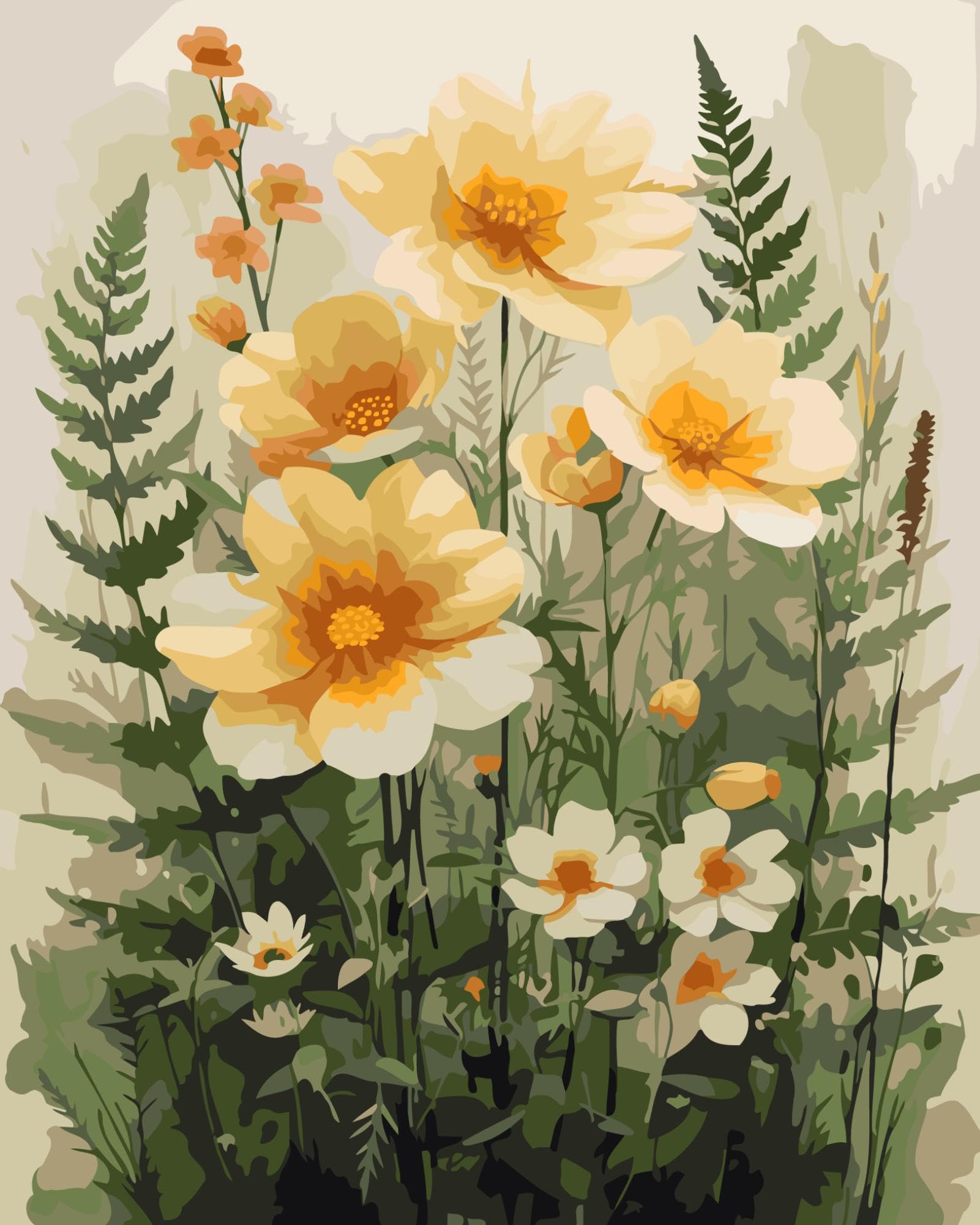 YALKIN Paint By Number Kit For Adults - 16x20 Inch Canvas, DIY Oil Painting, No Frame Included