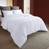 Utopia Bedding Duvet 220x240cm, 280 GSM Microfibre Duvet with Corner Labels - Stitched Down Alternative Duvet (White), EU1814 - 5